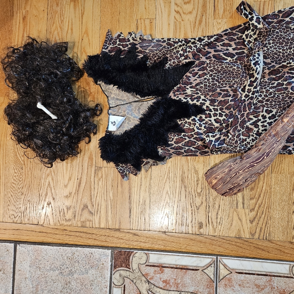 Adult Cave Girl Costume with club (NO WIG)